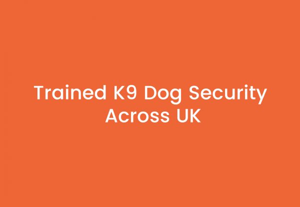 Trained K9 Dog Security Across UK